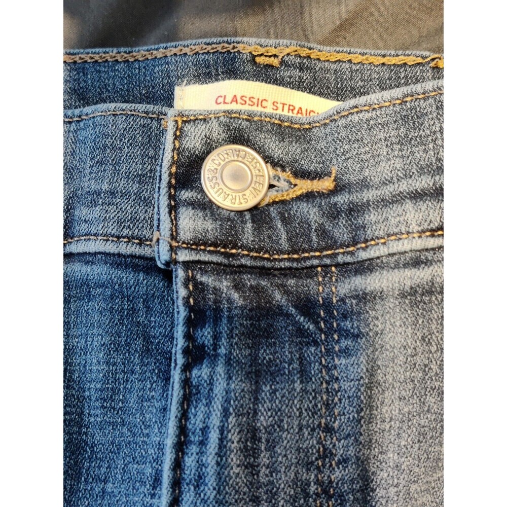 Levis -Womens Classic Boot Mid Rise Jeans - Size 12M W31 L30 Medium Wash - Picture 3 of 8